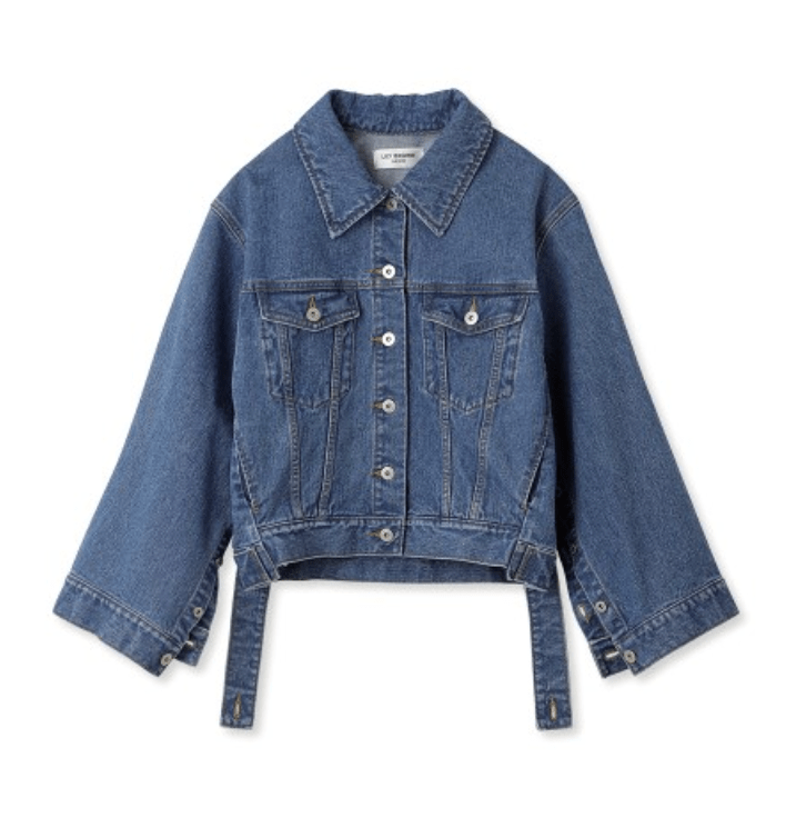 Lily Brown スリットスリーブルーズデニムジャケット