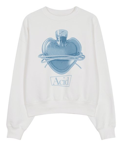TYPESERVICE Acid Crop Sweatshirt