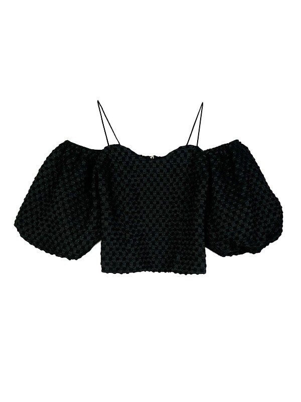 Honey mi Honey dot organdie camisole