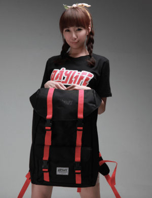 DAYLIFE 5-DAY（0504）LAZOR BACKPACK BLACK / RED