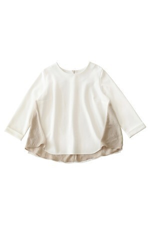 MICA & DEAL バックレイヤードドッキングブラウス