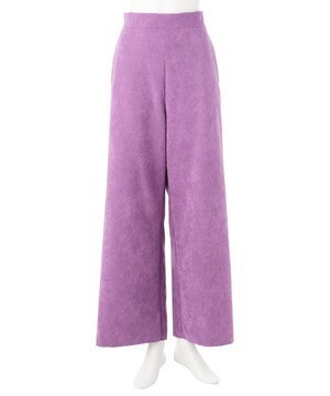 G.V.G.V. HEAVY SUEDETTE WIDE LEG TROUSERS