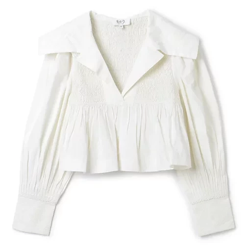 Sea New York Willa Smocking L／slv Top