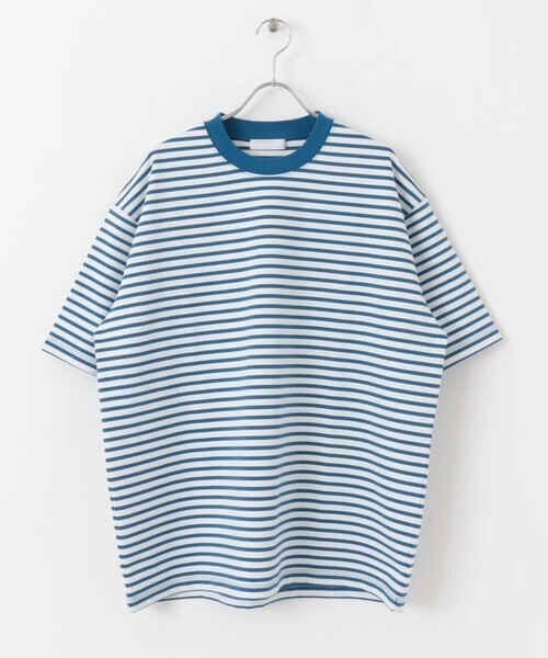 SENSE OF PLACE by URBAN RESEARCH ボーダーポンチTシャツ(5分袖)