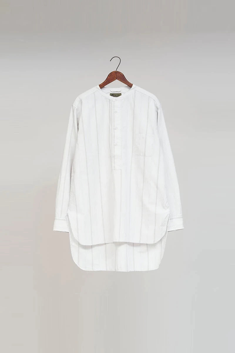 Nigel Cabourn CC22 UTILITY P/O SHIRIT -STRIPE