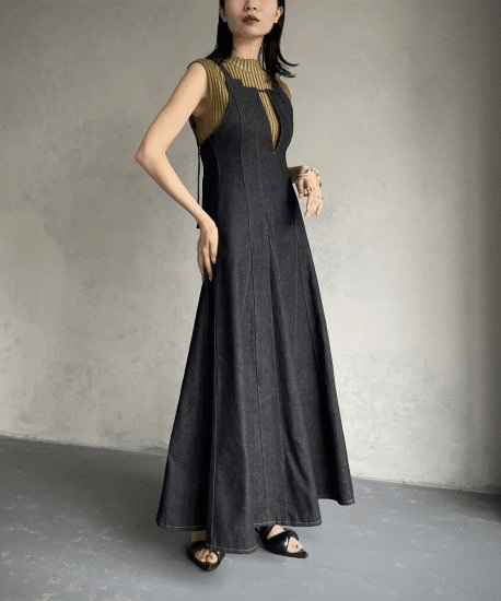 &g’aime Denim camisole dress/988-62404