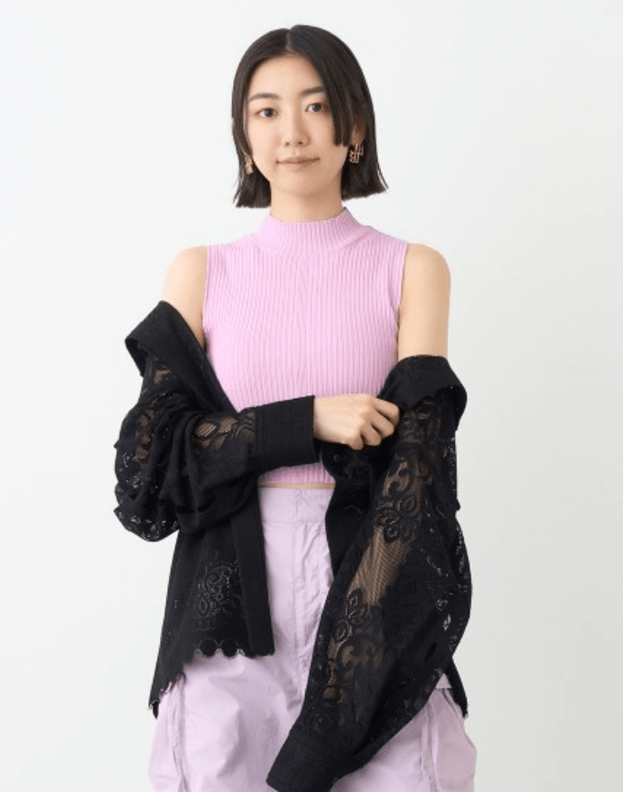 Lily Brown カップインリブニットトップス