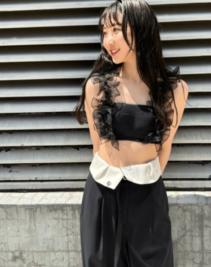 Lily Brown 【LILY BROWN Lingerie】ライククロスストラップレス / シルクフリル