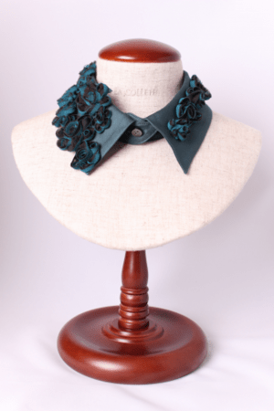 LA COLLETÉ ダブルシフォンフラワー付け襟