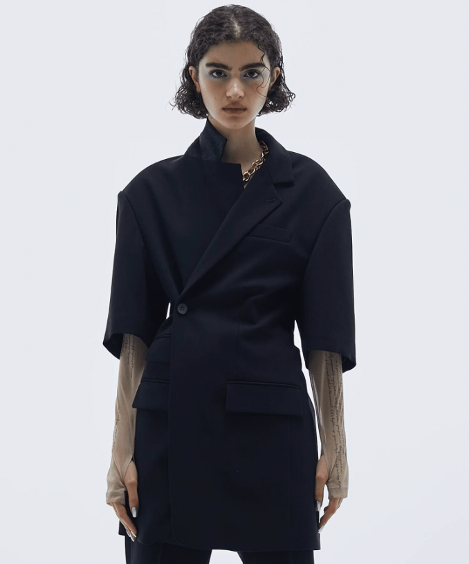 STUDIOUS Half Sleeve Tailored Jacket