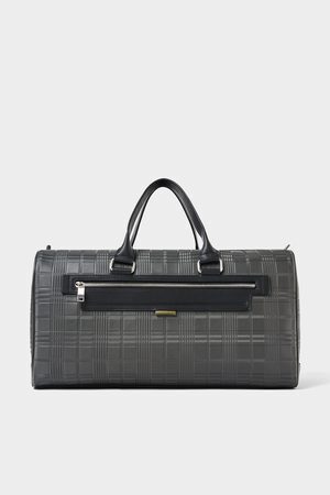 ZARA Check Bowling Bag