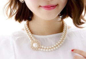 raffia Jewel Casket / ミュゼネックレス/2015SS