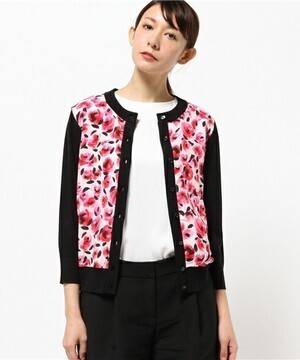 kate spade new york ROSE-COLORED GLASSES MINI ROSE CARDIGAN