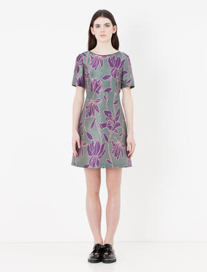 MAX & Co. Fit & flare dress in duchess satin