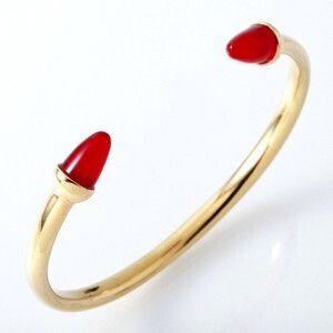 サンニコラス 【SN-0005PTRED】Clou Bangle