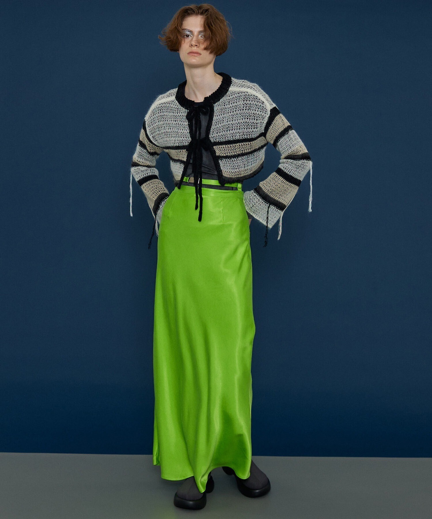 MAISON SPECIAL Cupra Bias Skirt