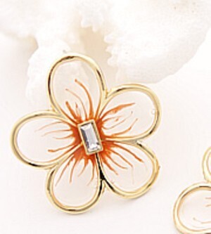 raffia 【JC1532】Chainon earrings
