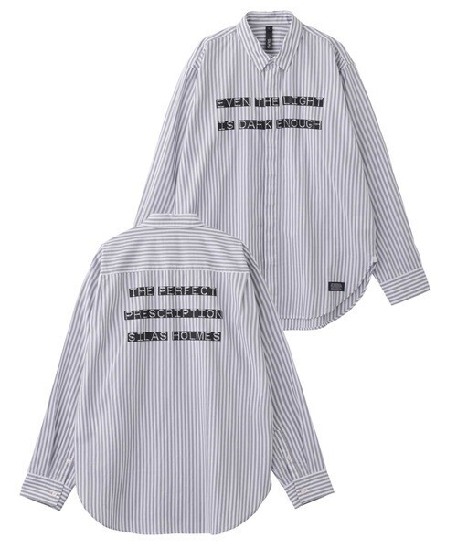 SILAS PRINTED TYPOGRAPHY L/S SHIRT