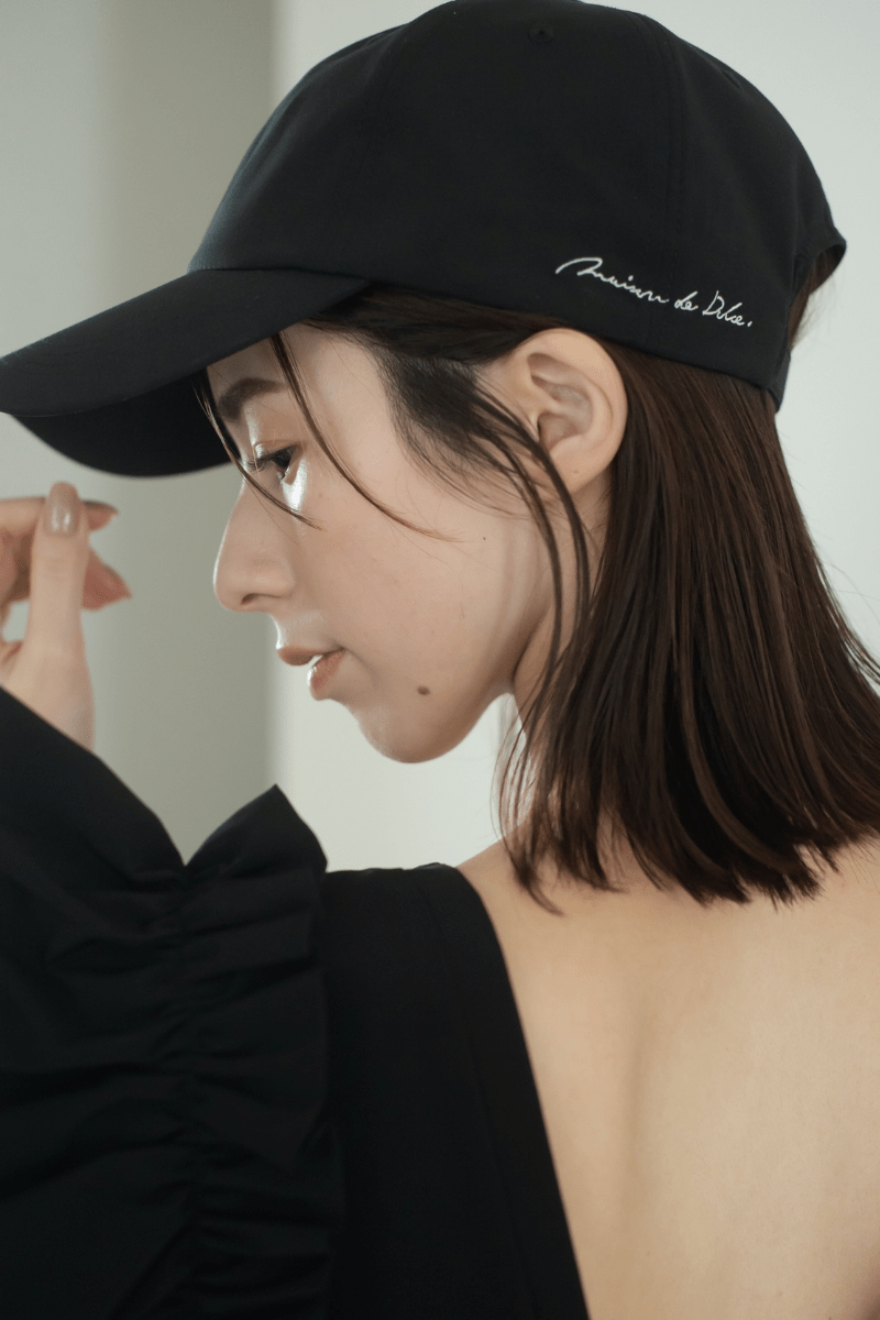 maison de Dolce. 撥水キャップ【black】