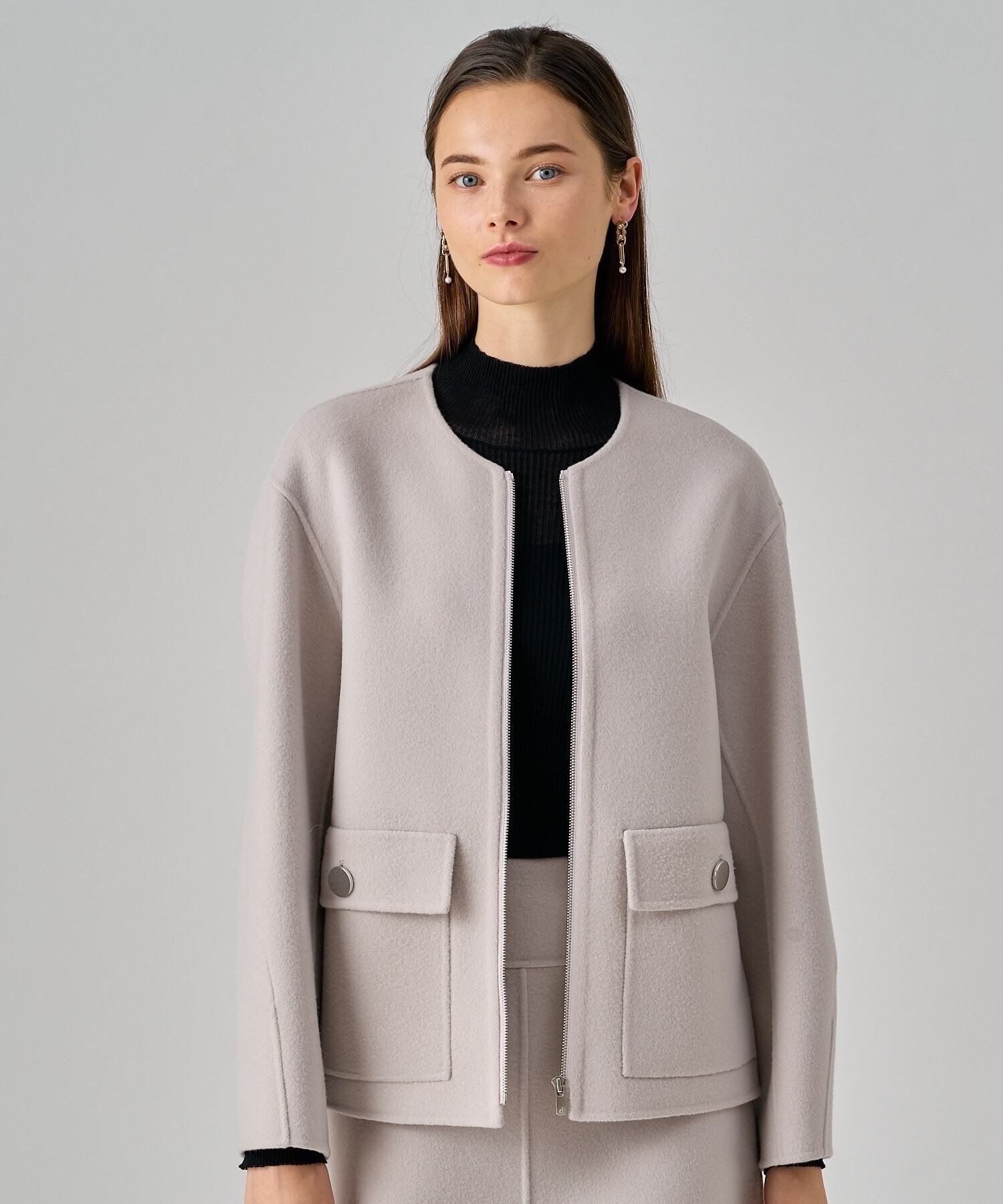 UNITED　TOKYO 多部未華子着用　3WAY マルチウェイジャケット 多部未華子着用！【UNITED TOKYO】マルチウェイジャケット アイボリー