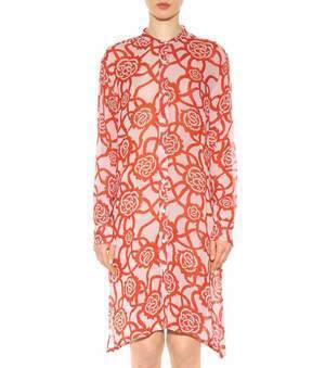 Dries Van Noten Dalybe printed silk shirt dress