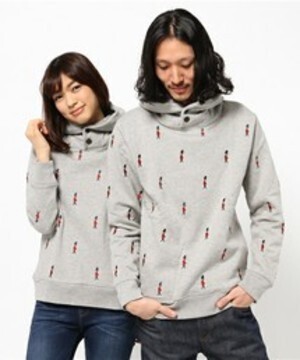 graniph ブリティッシュガーズパターンパーカー