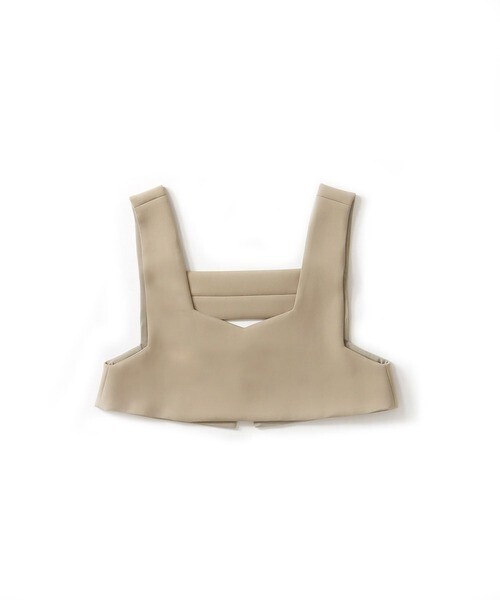 DRESSLAVE scuba jersey layered tops