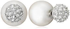 Plus Vendome パールキャッチピアス(シルバー) PVNA5200