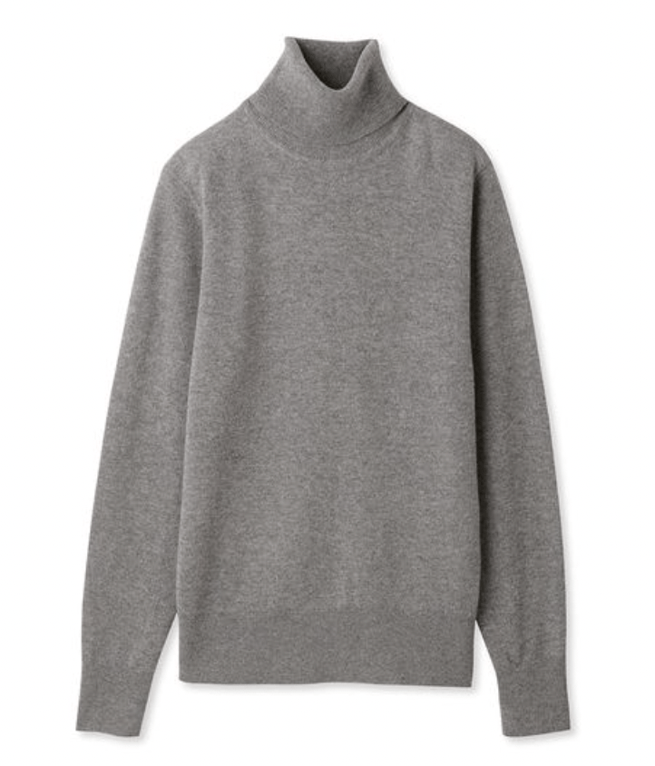 Mila Owen wool100%ベーシックタートルニット