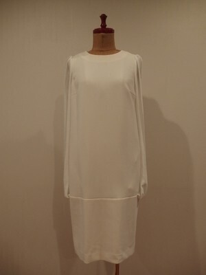 Room no.8 Double georgette knit shawl dress