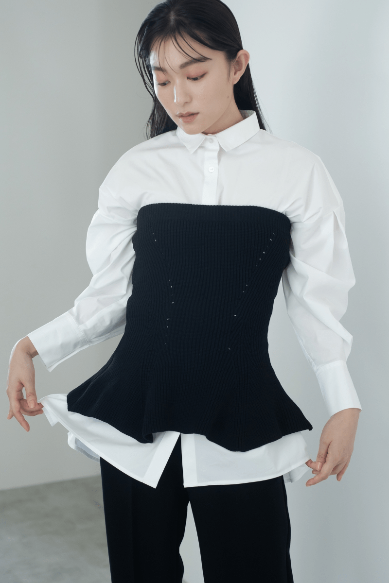 maison de Dolce. ニットビスチェ【black】