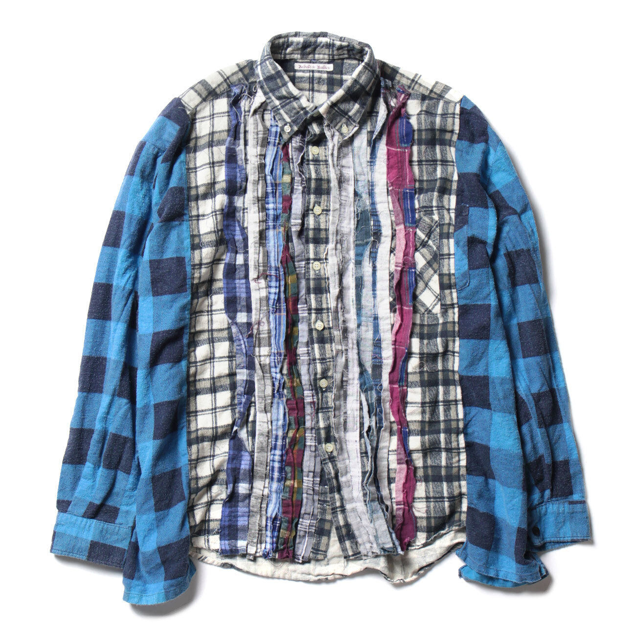 Rebuild by Needles Flannel Shirt -> Wide Ribbon Shirt