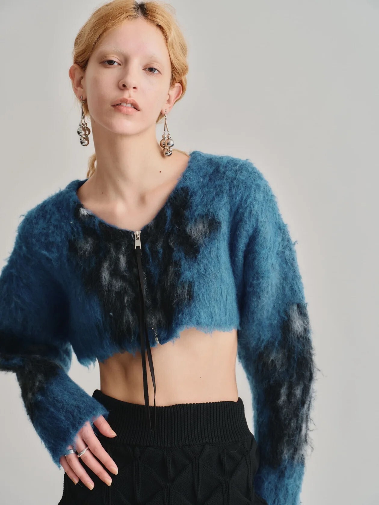 led.tokyo MOHAIR LYCAON KNIT