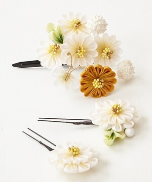 ふりふ てふてふ菊クリップ