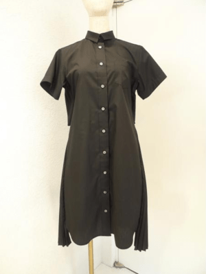 sacai 2016SS バックプリーツシャツワンピース