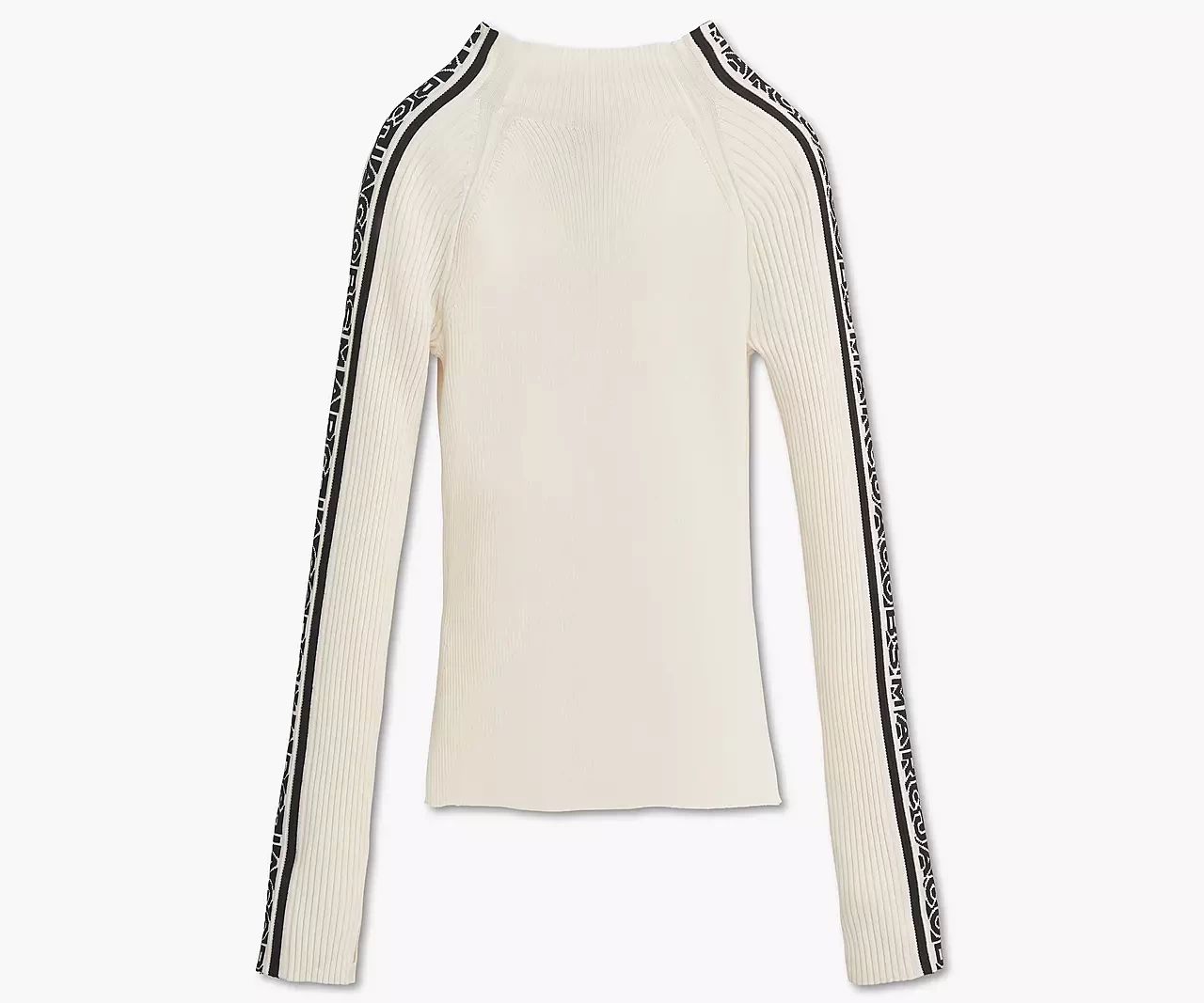 MARC JACOBS クローズ トゥ スキン ニット ラグラン ロゴ モックネック