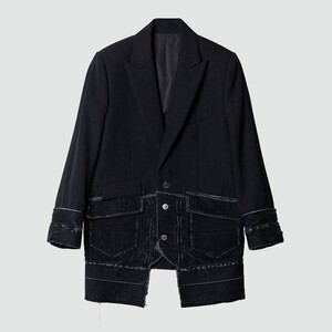 SUBLATIONS DENIM DOCKING TAILORED JACKET