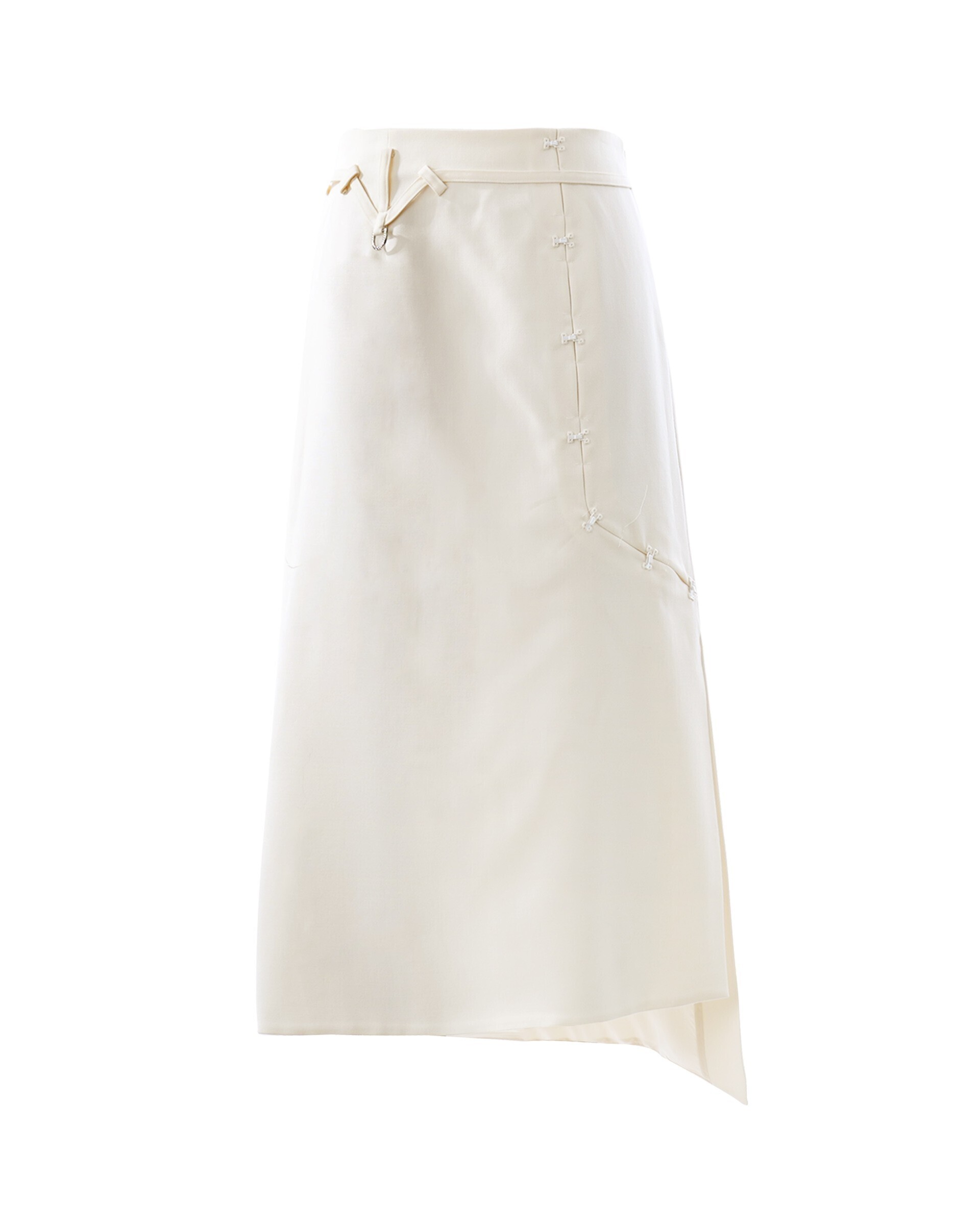 SHIATZY CHEN Heartstrings Collection Irregular Wool Skirt