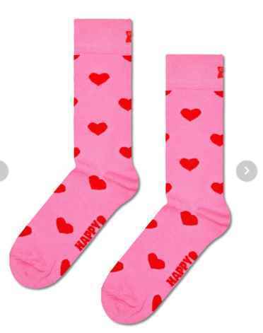Happy Socks Heart クルーソックス