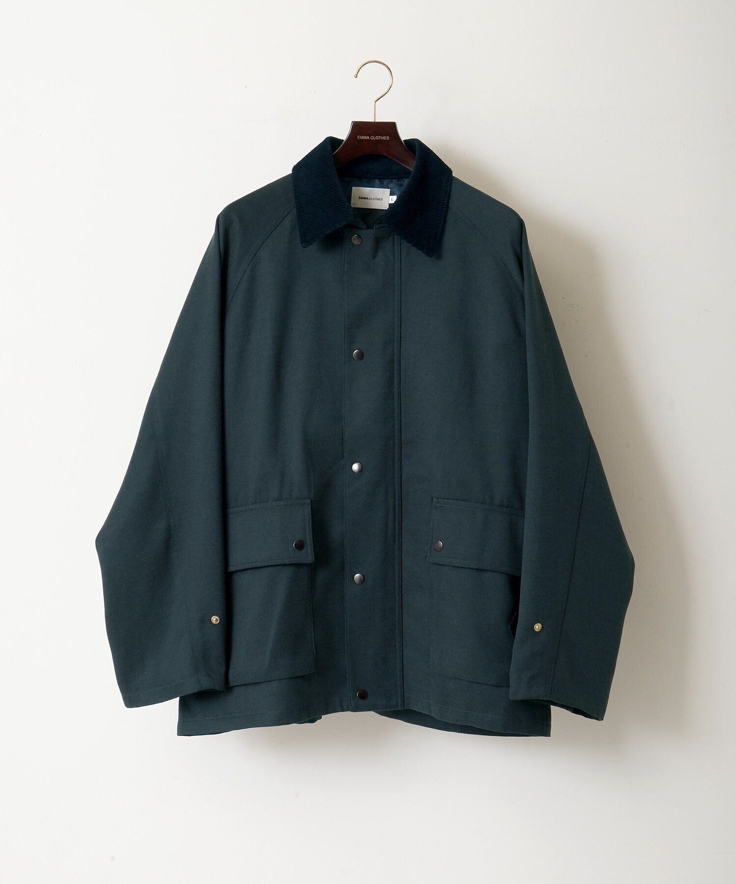 EMMA CLOTHES TRカルゼ オーバーサイズ ショートハンティングジャケット