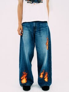 MAISON SHUN ISHIZAWA HITODAMA WIDE JEANS