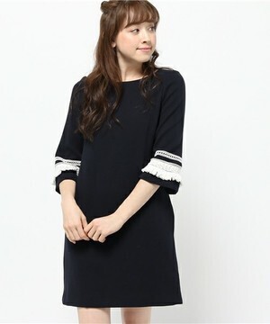 WILLSELECTION ＴＲ／ＧＣソデレースワンピース