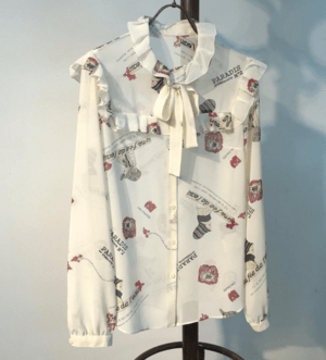 Lois CRAYON print blouse