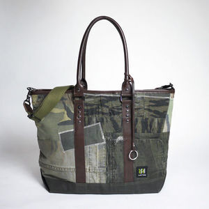 Double R Hampu 3Way Tote / Limited Tras Camouflage Edition (OD)