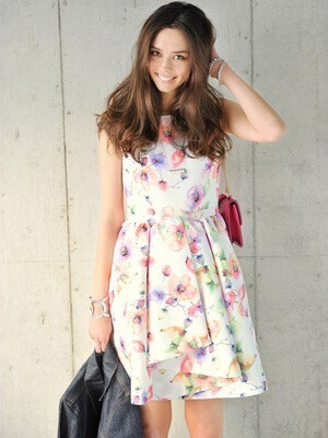 Chesty Flower Flare Onepiece