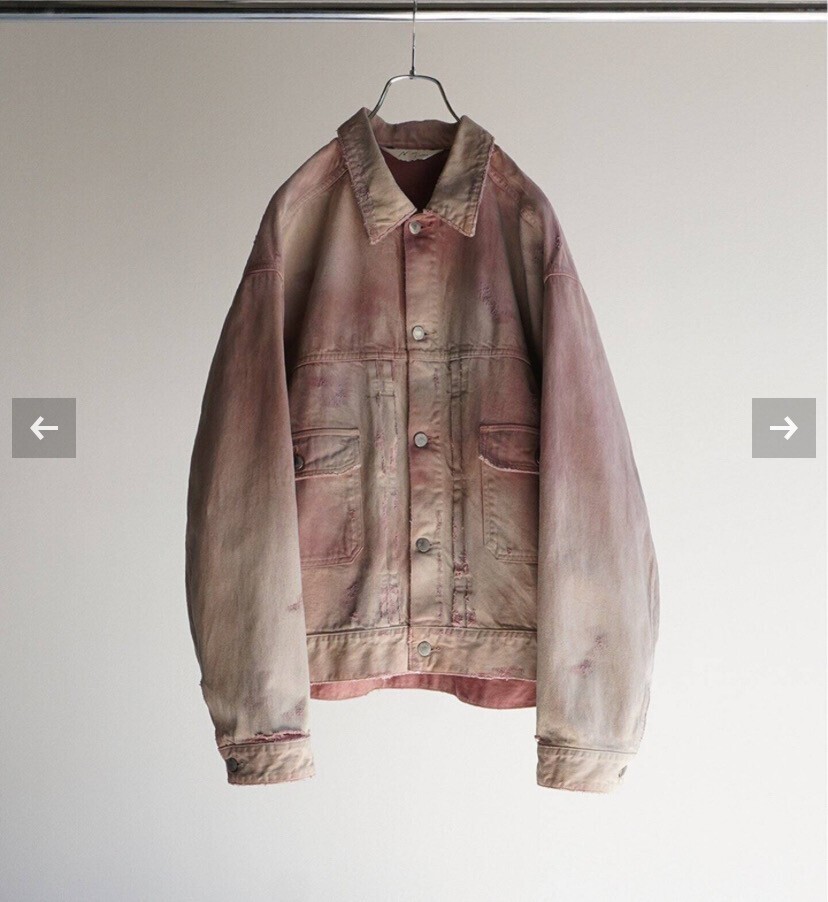 ANCELLM DAMAGE DENIM JACKET TYPE-2