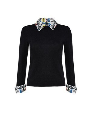 Alice + Olivia BACK MALEE SWEATER