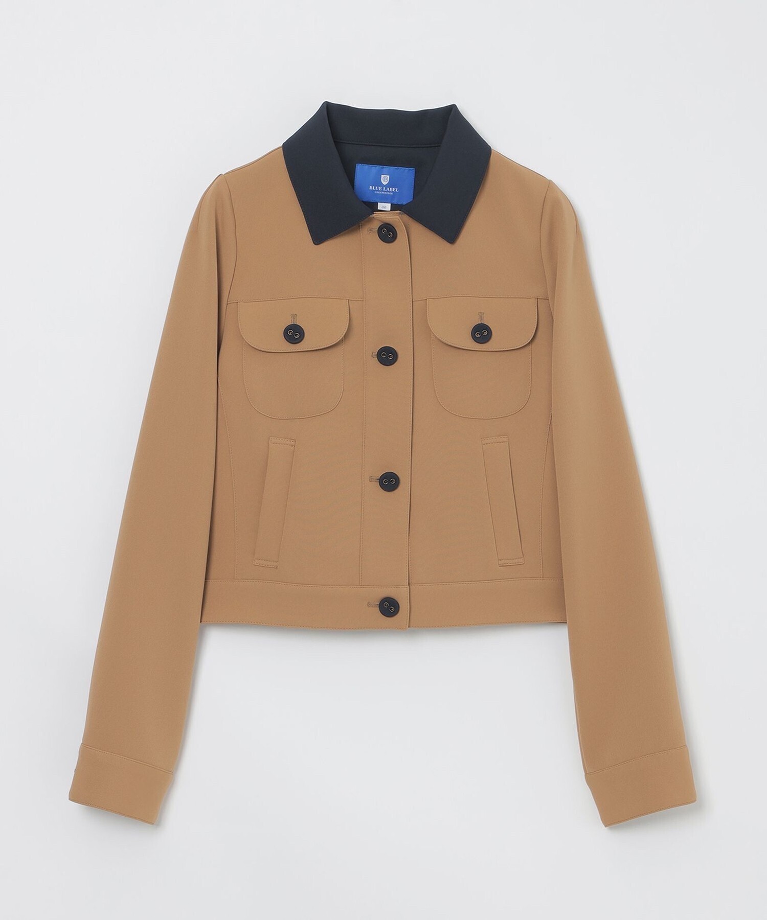 BLUE LABEL CRESTBRIDGE トリプルツイルバイカラージャケット