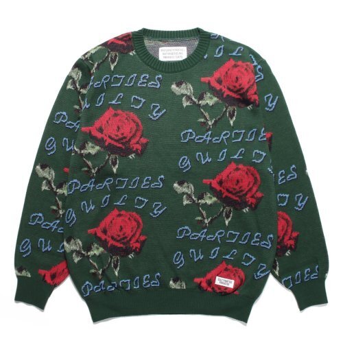 WACKO MARIA ROSE JACQUARD SWEATER