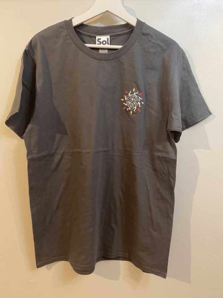 Sol(ソル) Solロゴ刺繍(グレー)メンズ、レディースL